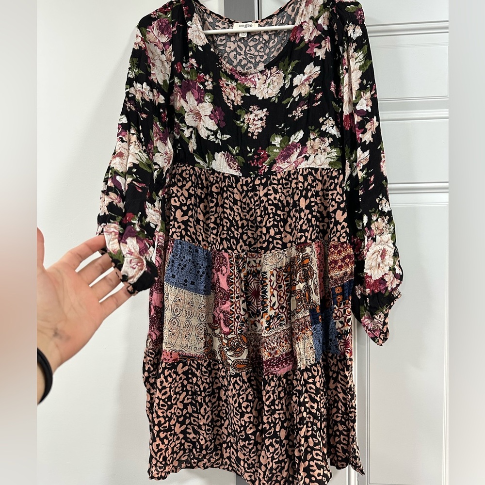 3 patterned dress!